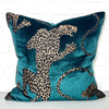 Panthera | Aquamarine Cushion - Zanders & Co Wholesale