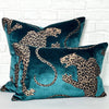 Panthera | Aquamarine Cushion - Zanders & Co Wholesale